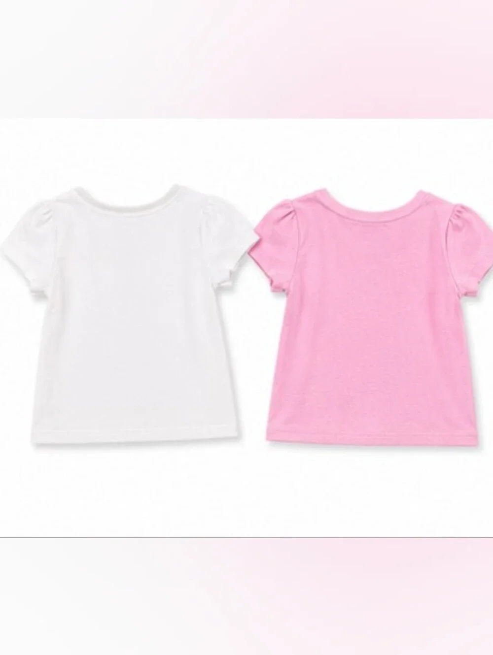 The Children's Place Pink Graphic Tee & White Graphic Tee | 2T